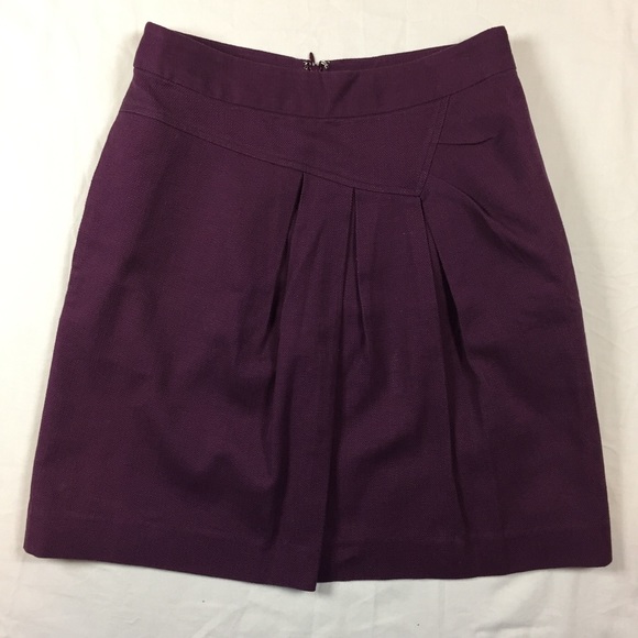 Tabitha purple cotton A-line skirt size 0 - Picture 1 of 8